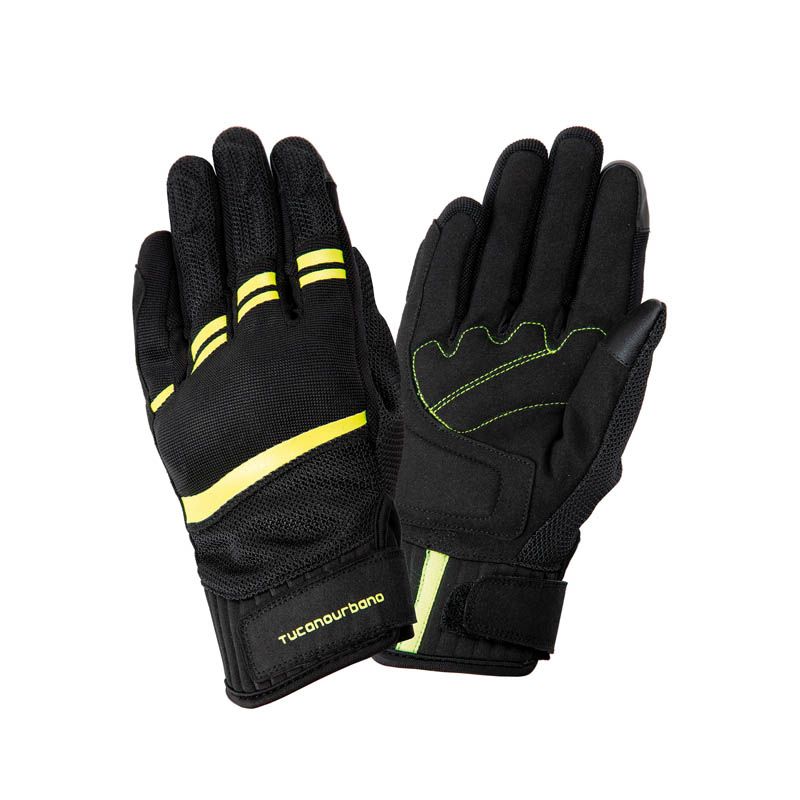 TUCANO URBANO Guanti LADY PENNA Nero/Giallo Fluo