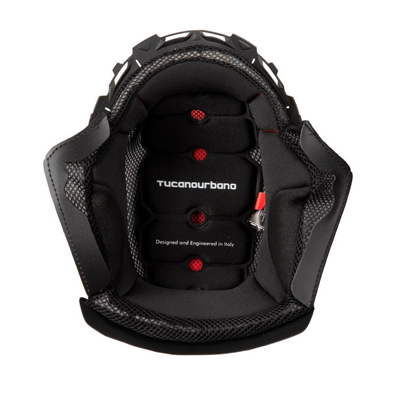 TUCANO URBANO Interno con Guanciali per Casco EL'FAST Nero