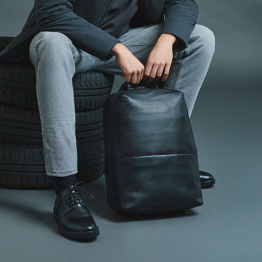 Momodesign Zaino Dollaro pelle nera