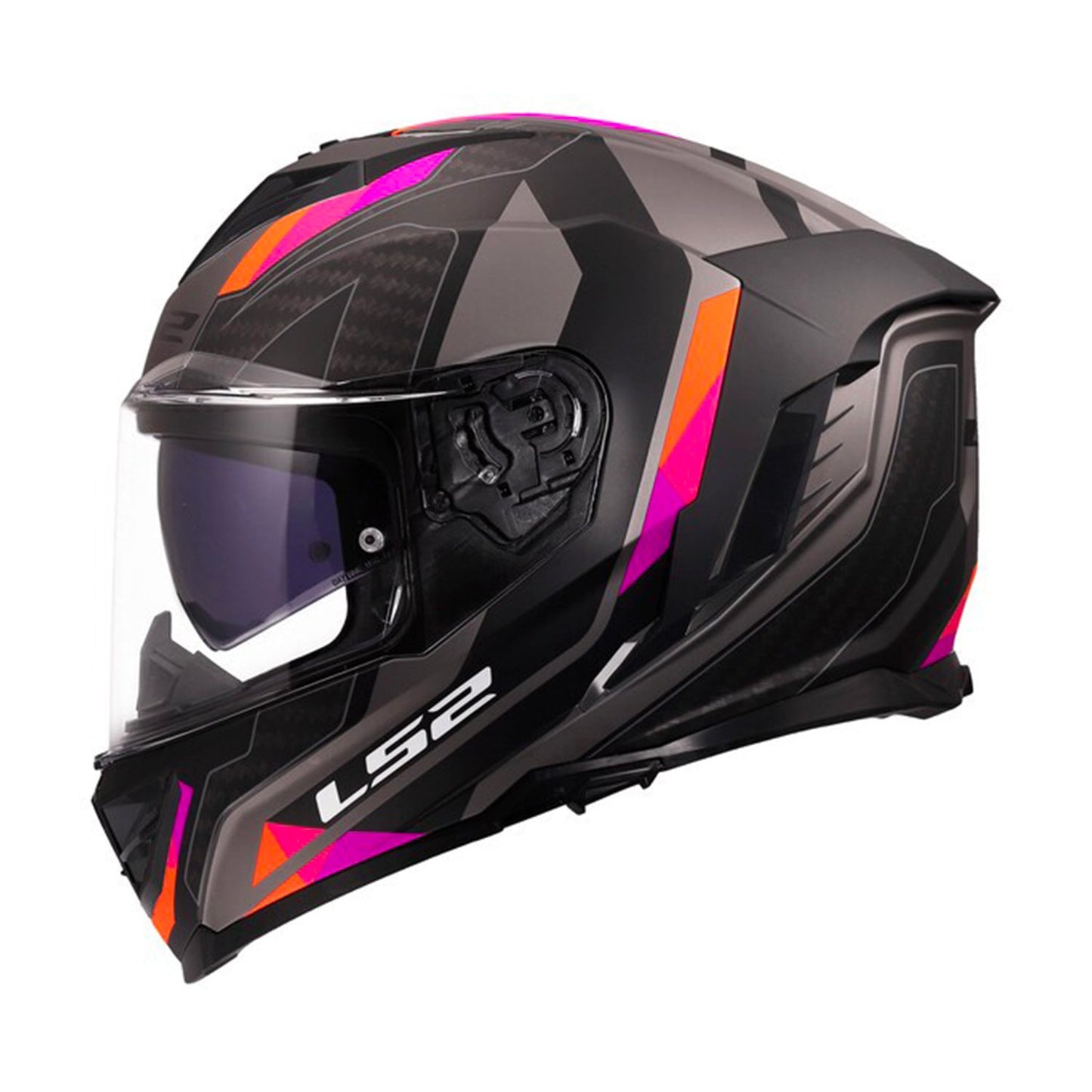 LS2 Storm III Helmet Sporty Purple/Orange/Grey/Black Matt