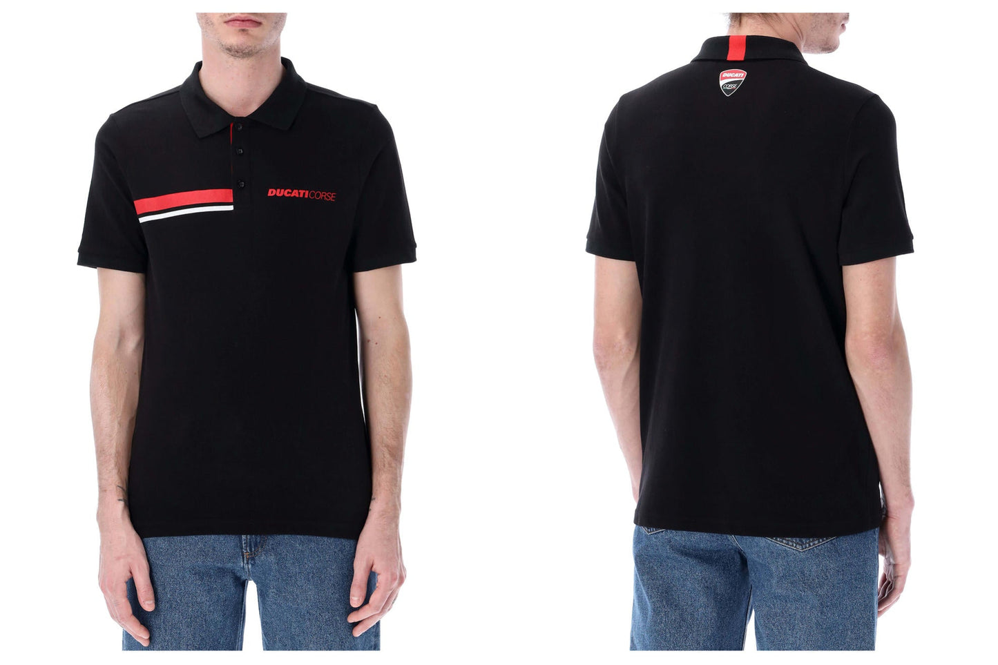 Polo uomo Ducati Corse stripes