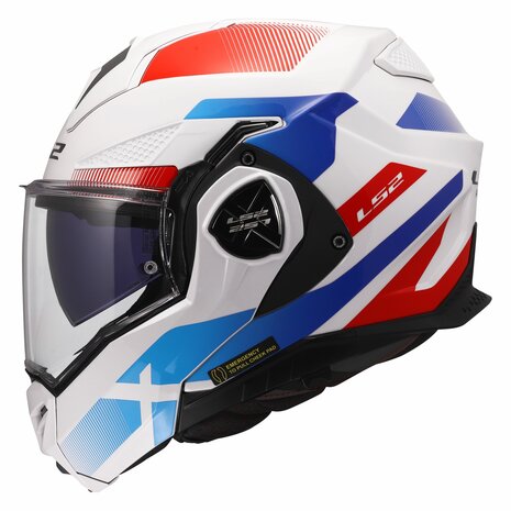 LS2 FF901 ADVANT X NOVA WHITE BLUE RED
