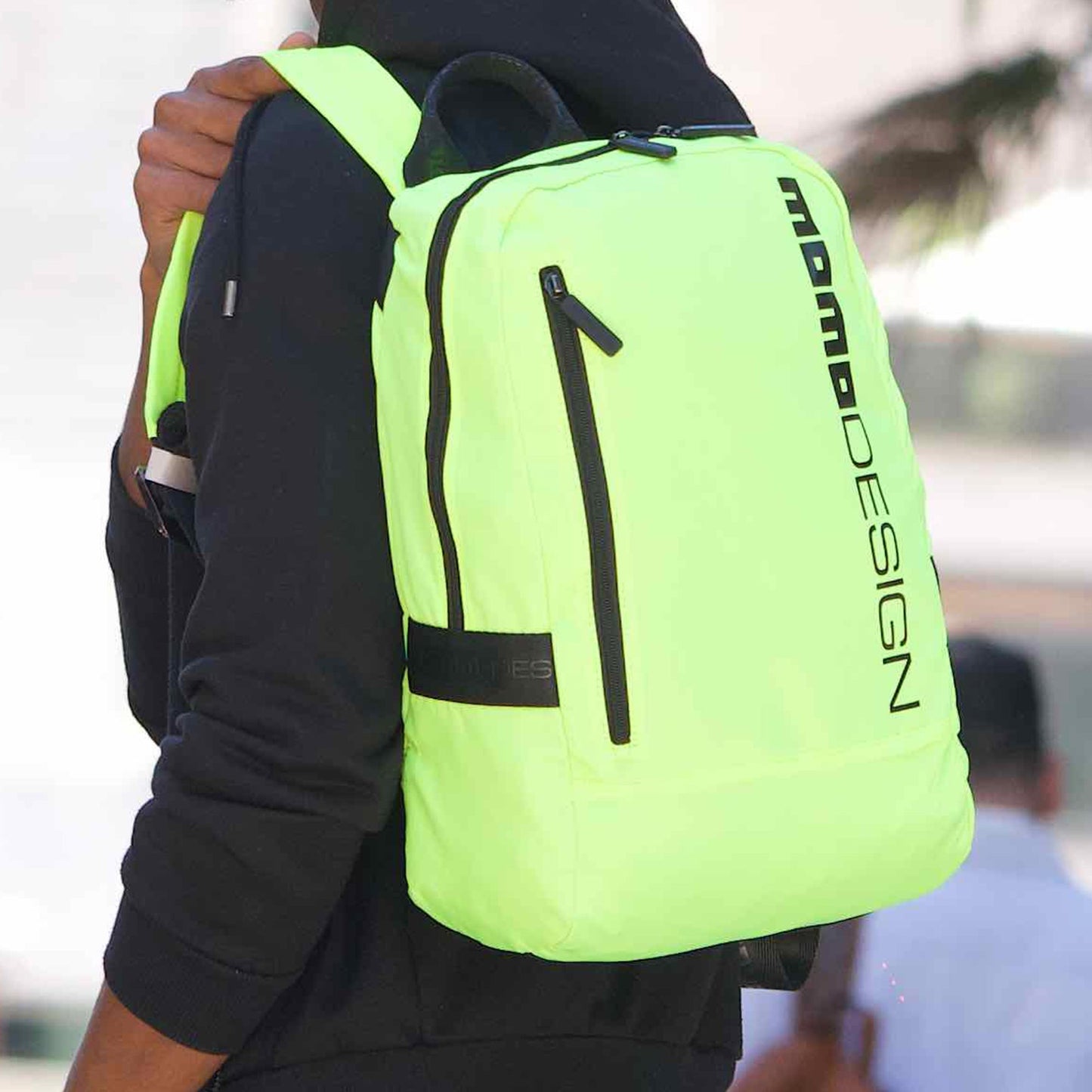 Momodesign Zaino Sportivo Gear Giallo Fluo / Nero
