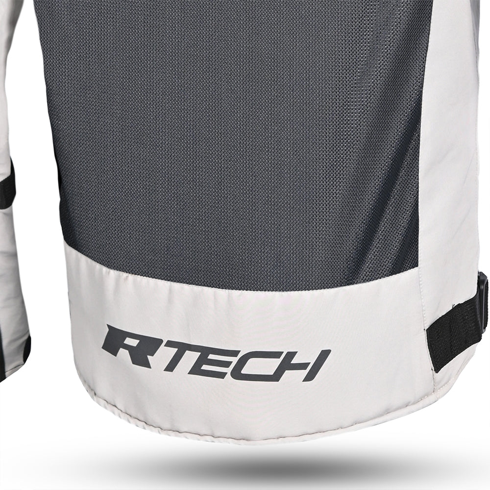 R-TECH SPIRAL MESH GIACCA DE ESTATE UOMO GHIACCIO GRIGIO OSCURO NERO ROSSO