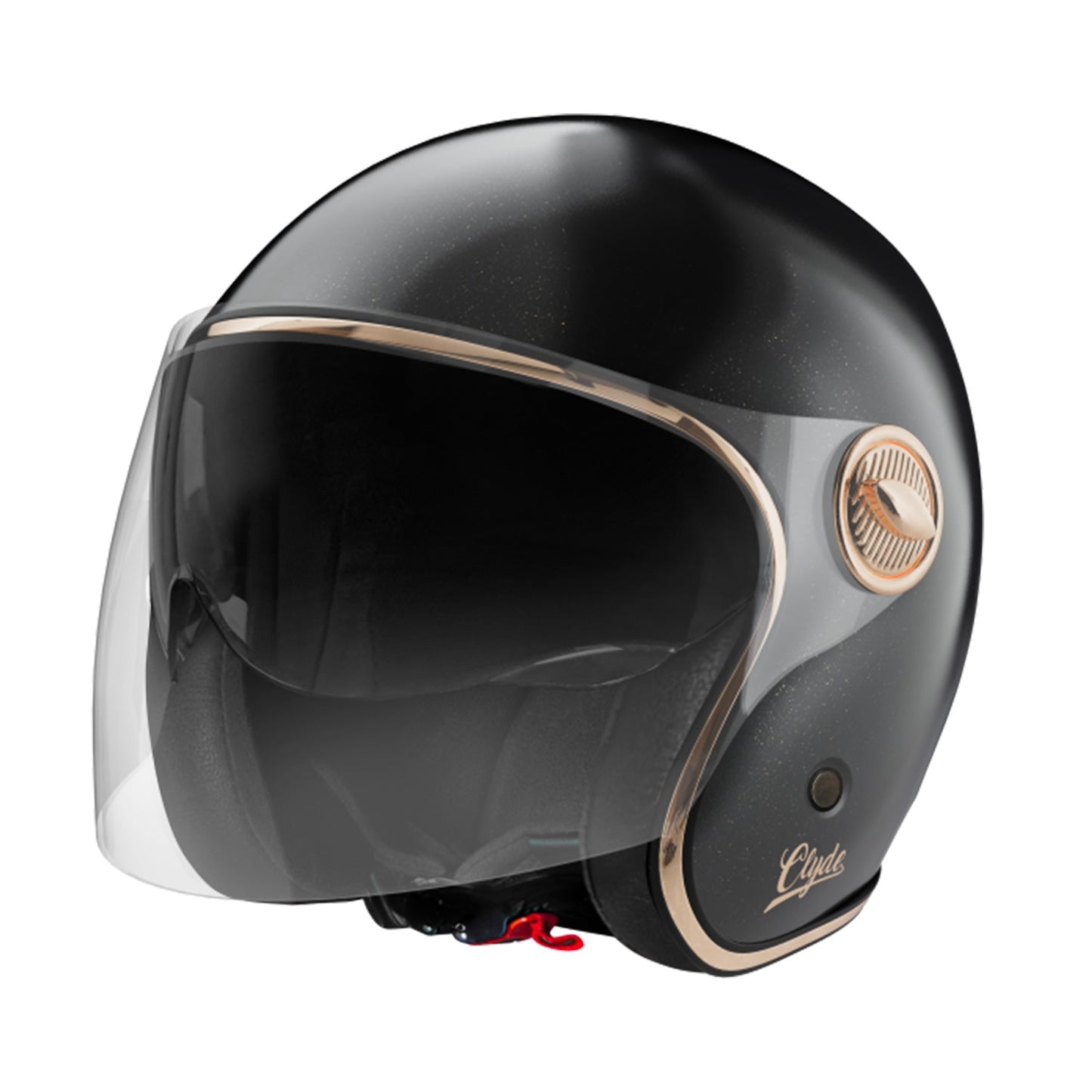 Stormer Clyde Helmet Black/Gold Pearly