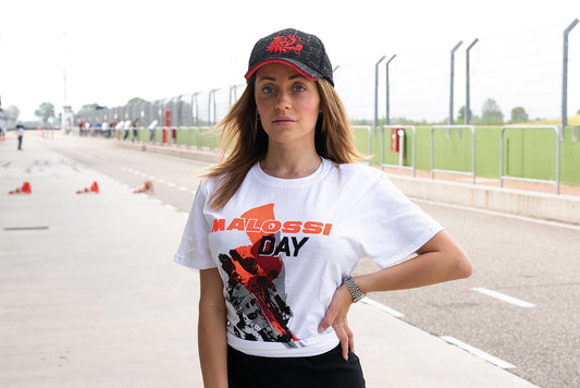Maglietta MALOSSI T-Shirt bianca Day Fluo