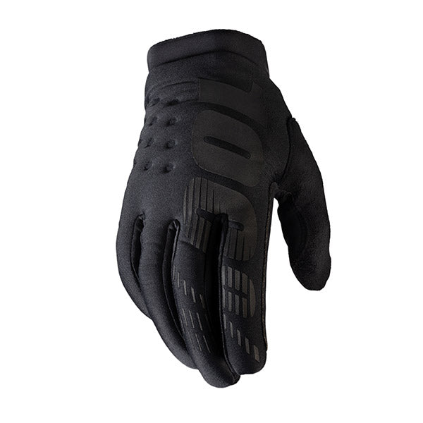 GUANTI 100% BRISKER YOUTH BLACK (XL)
