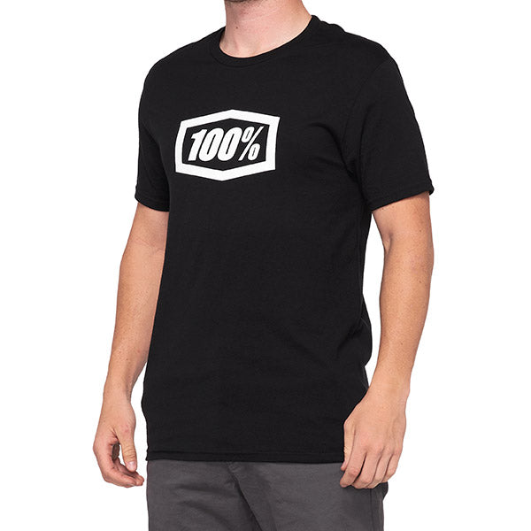 T-SHIRT 100% ESSENTIAL BLACK (TAGLIA XXL)
