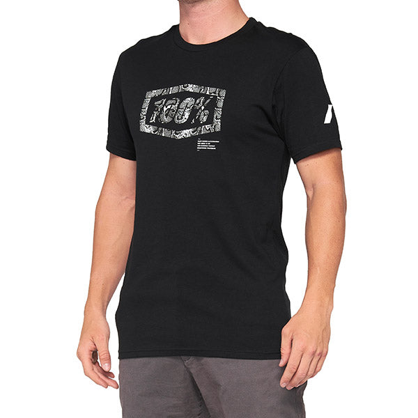 T-SHIRT 100% ESSENTIAL BLACK/SNAKE (TAGLIA M)