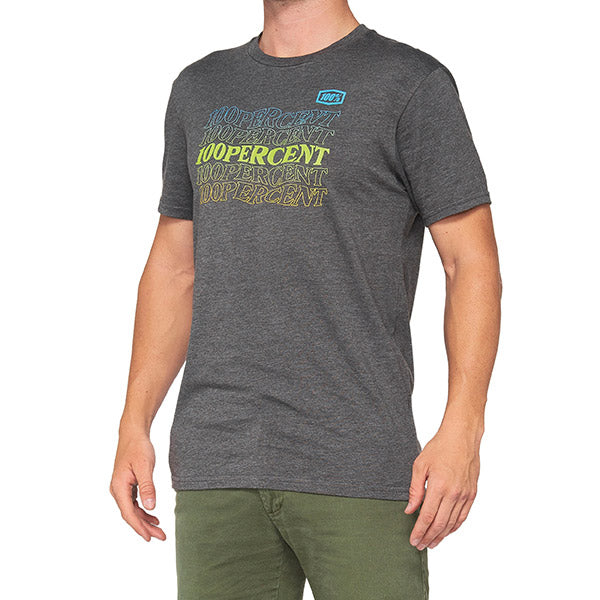 T-SHIRT 100% SILVA CHARCOAL HEATHER (TAGLIA XL)