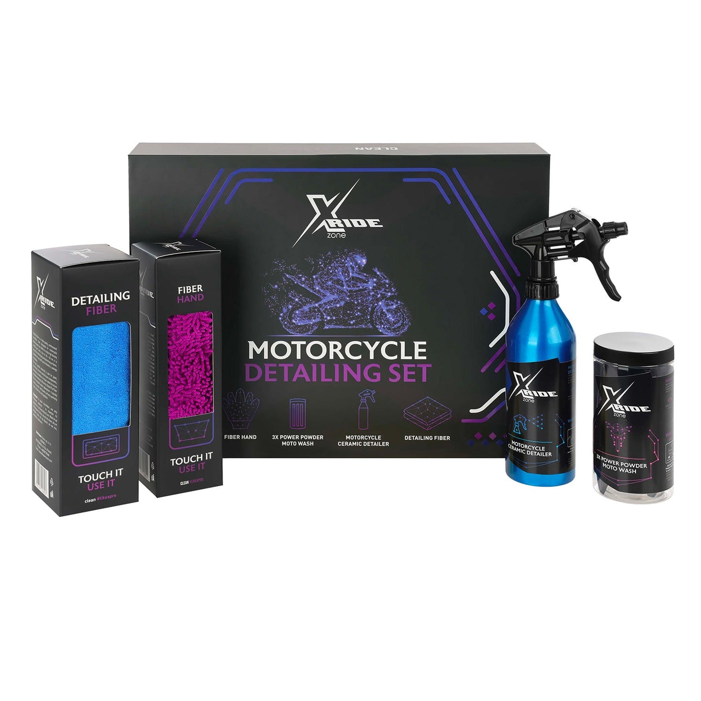 X-Zone Motorcycle Detailing Set