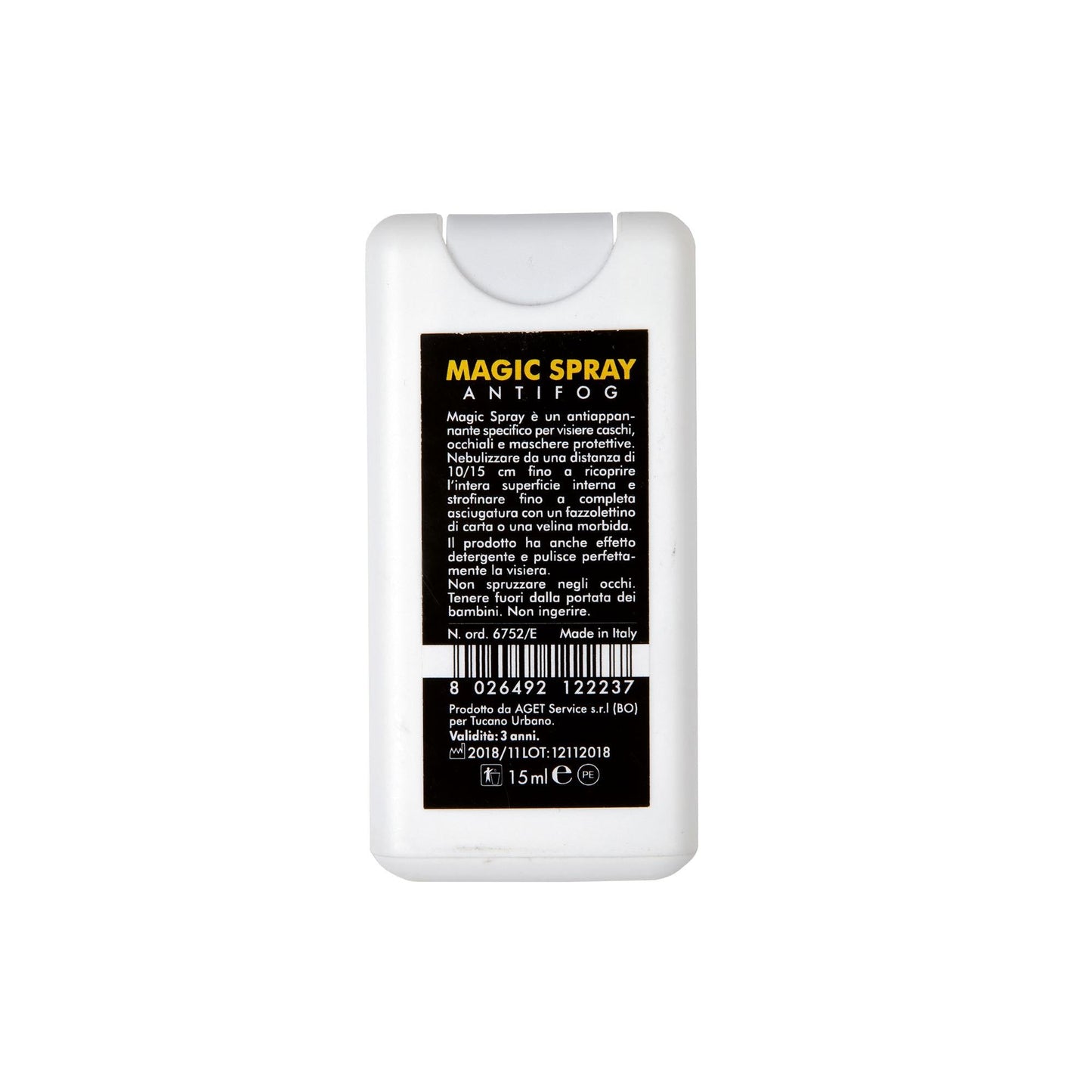 TUCANO Spray antiappannamento casco Magic Spray Antifog antiappannante