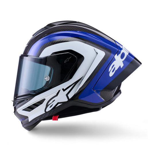 Alpinestars Supertech R10 Helmet Arius Black/White/Blue Gloss