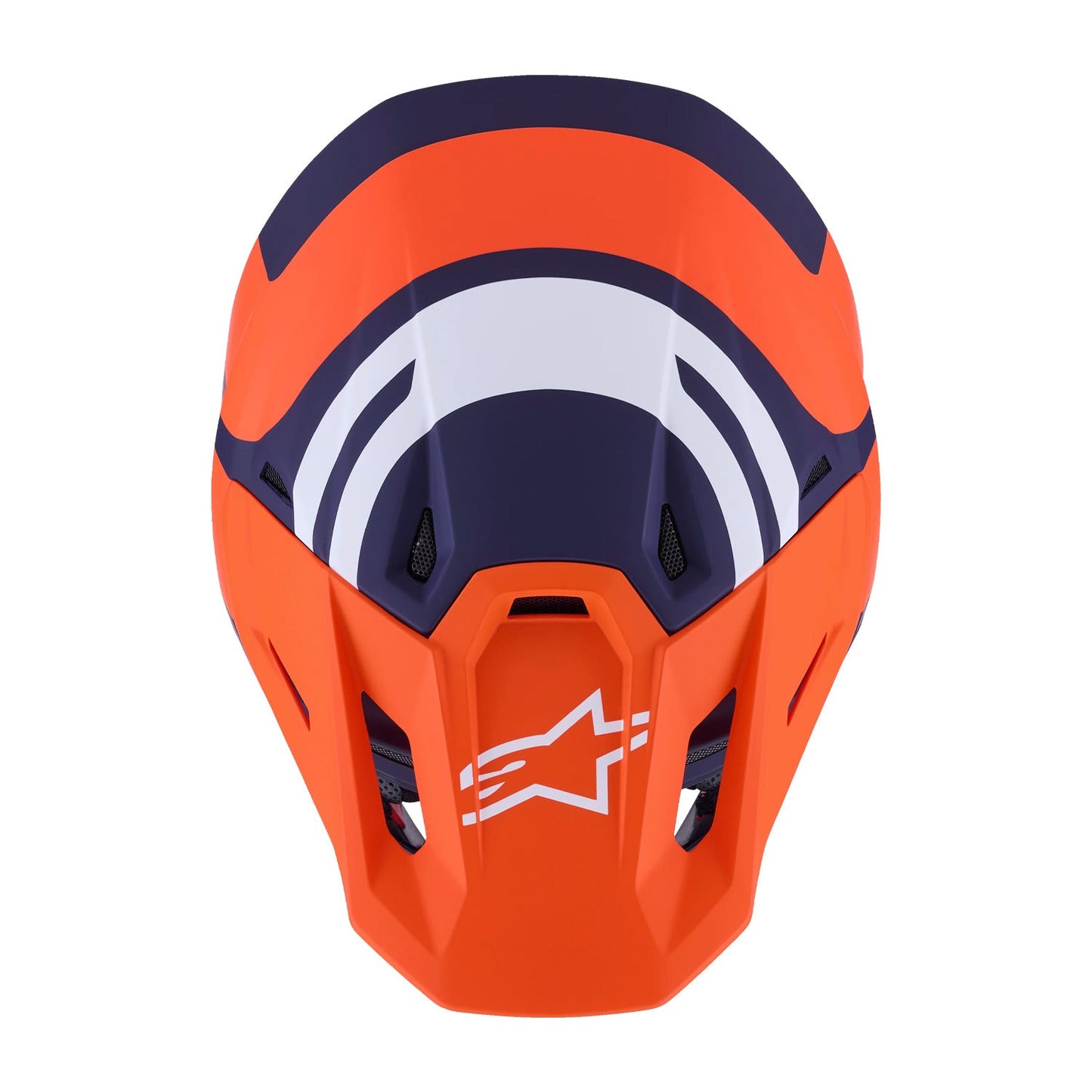 Alpinestars S-M7 Core Helmet ECE06 Orange/Blue Matt
