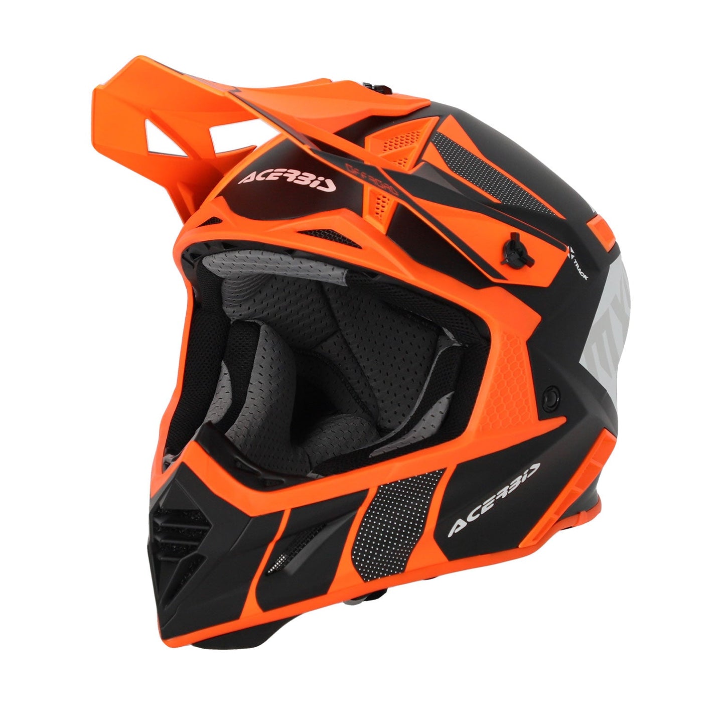 Acerbis X-Track 22-06 Helmet Orange Fluo/ Black