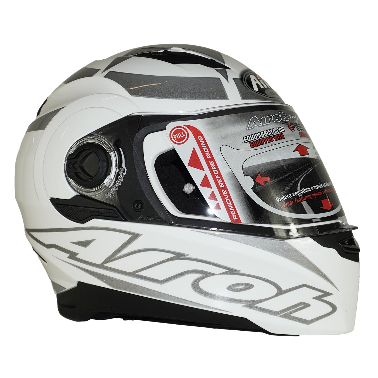 Airoh Movement Helmet Shot White Matt