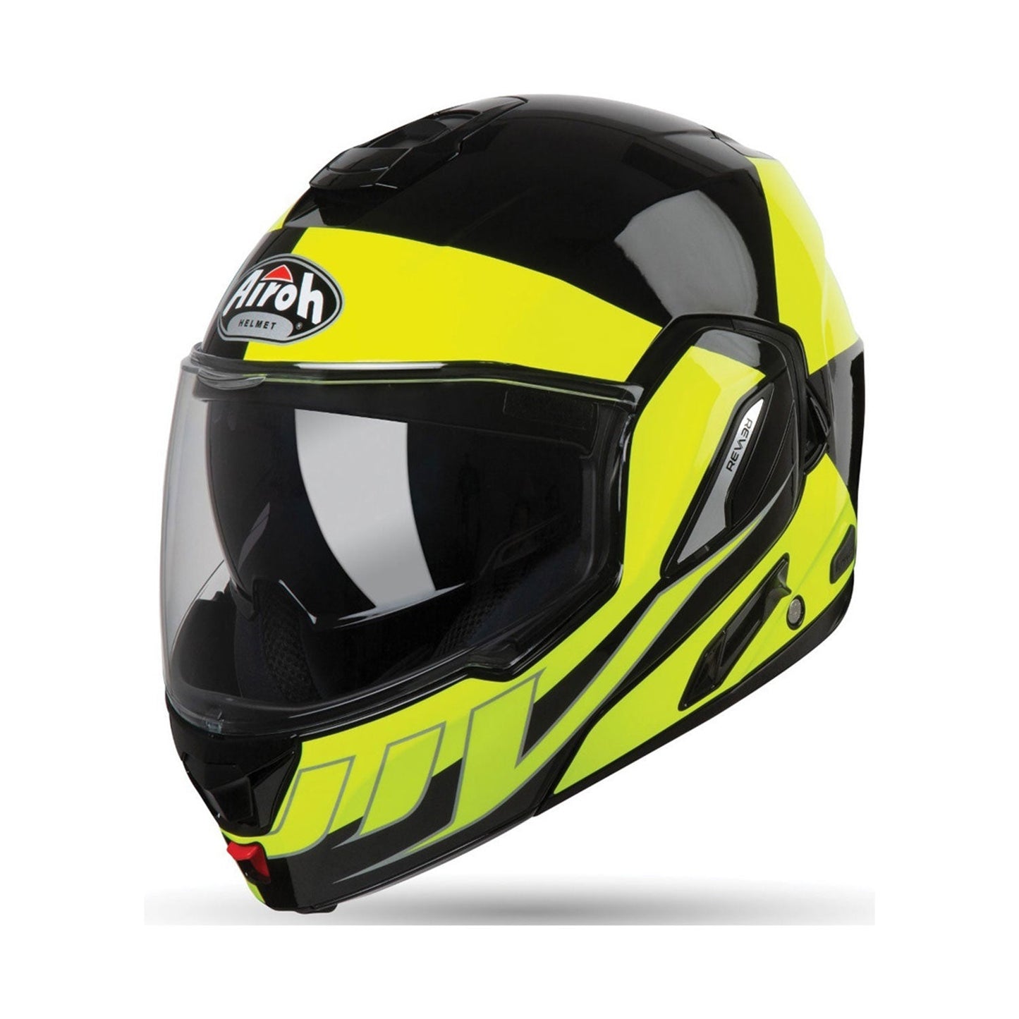 Airoh Rev 19 Helmet Fusion Black/Yellow Fluo Gloss