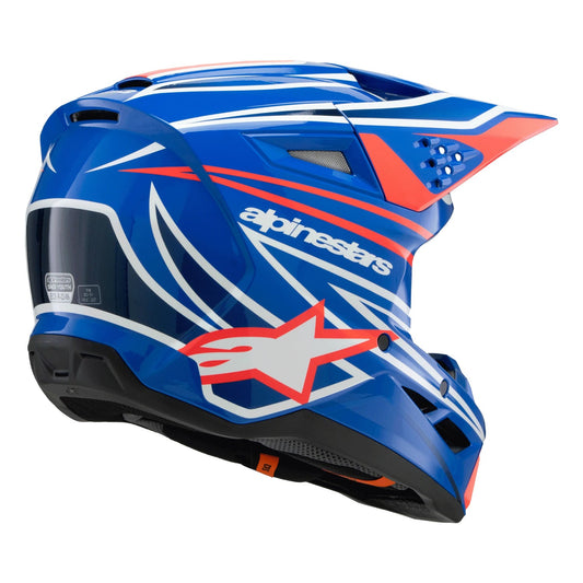 Alpinestars SM3 Youth Wurx Blue/Red/White/Black Gloss