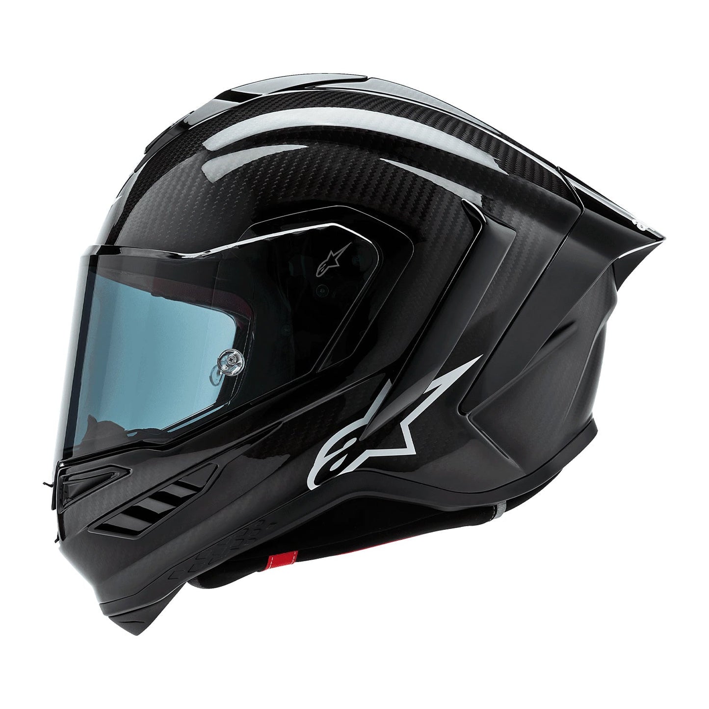 Alpinestars Supertech R10 Helmet Black Carbon Gloss