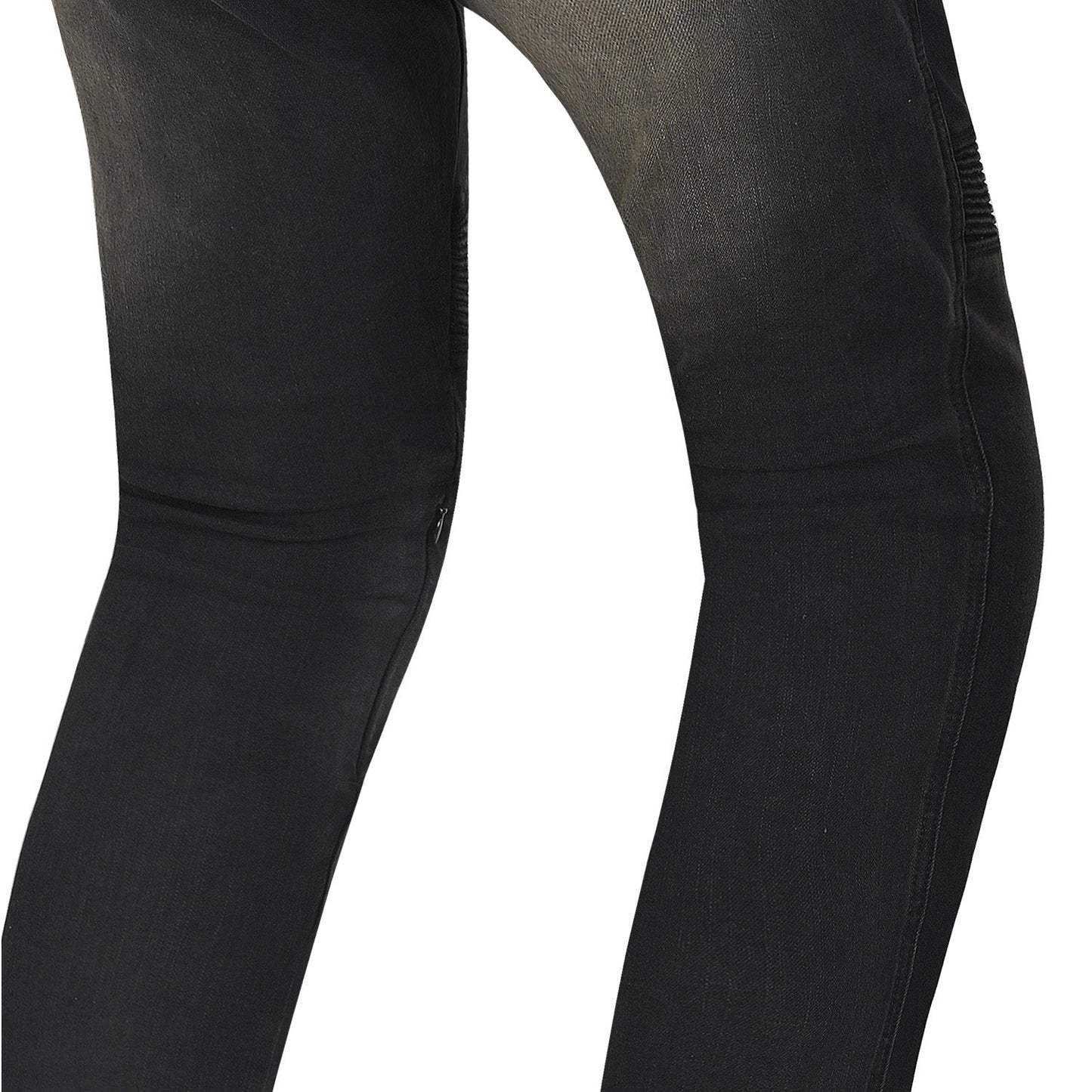 R-TECH VALENCIA PANTALONI DE DONNA DENIM JEANS NERO KHAKI TINT SPRAY