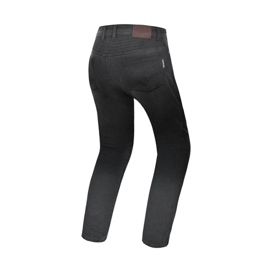 R-TECH VALENCIA PANTALONI DE DONNA DENIM JEANS NERO SPRAY