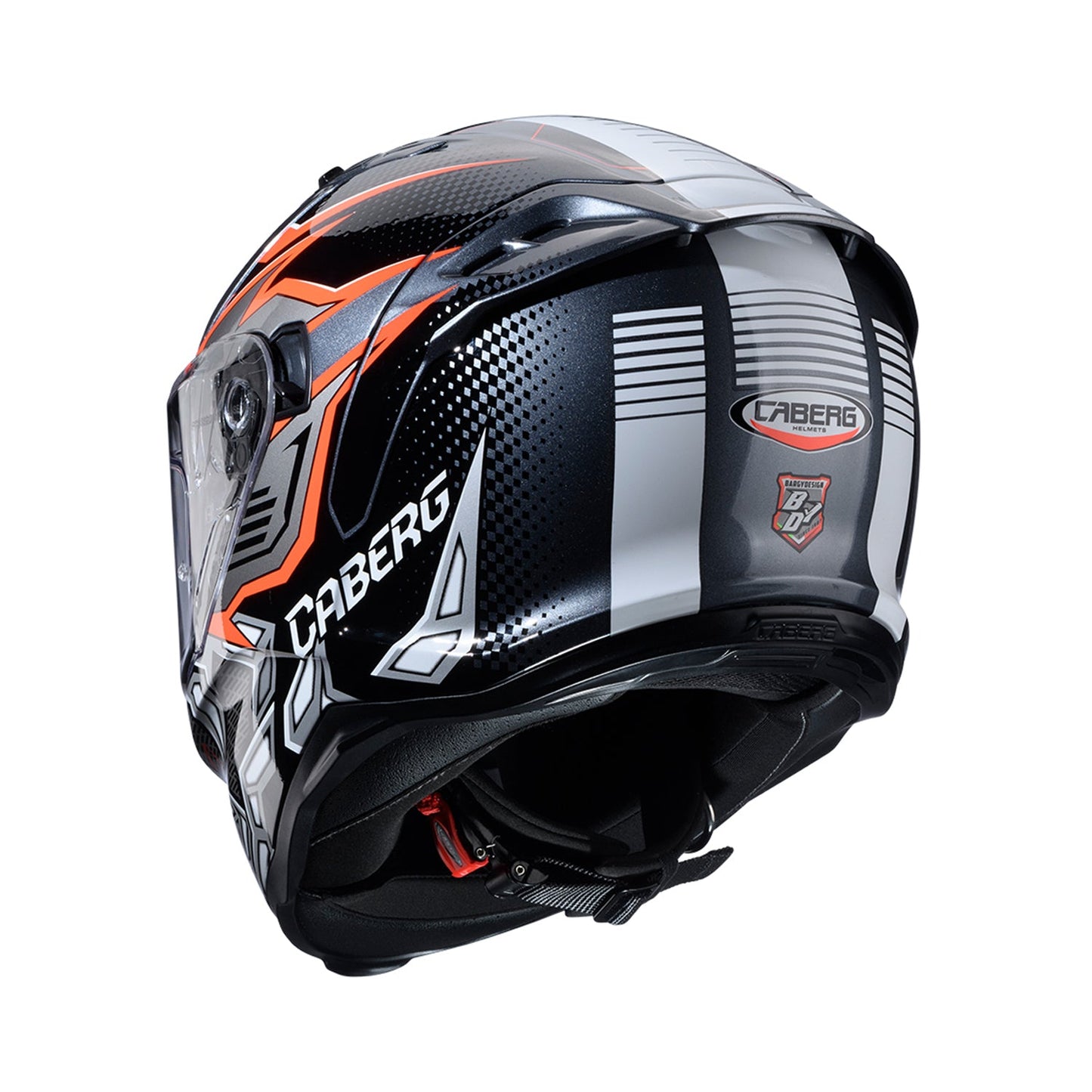 Caberg Avalon X Helmet Gurkha Black/Grey/Orange Fluo Gloss
