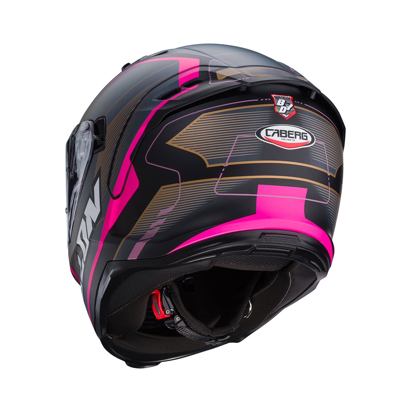 Caberg Avalon X Helmet Optic Black/Grey/Fuchsia Matt