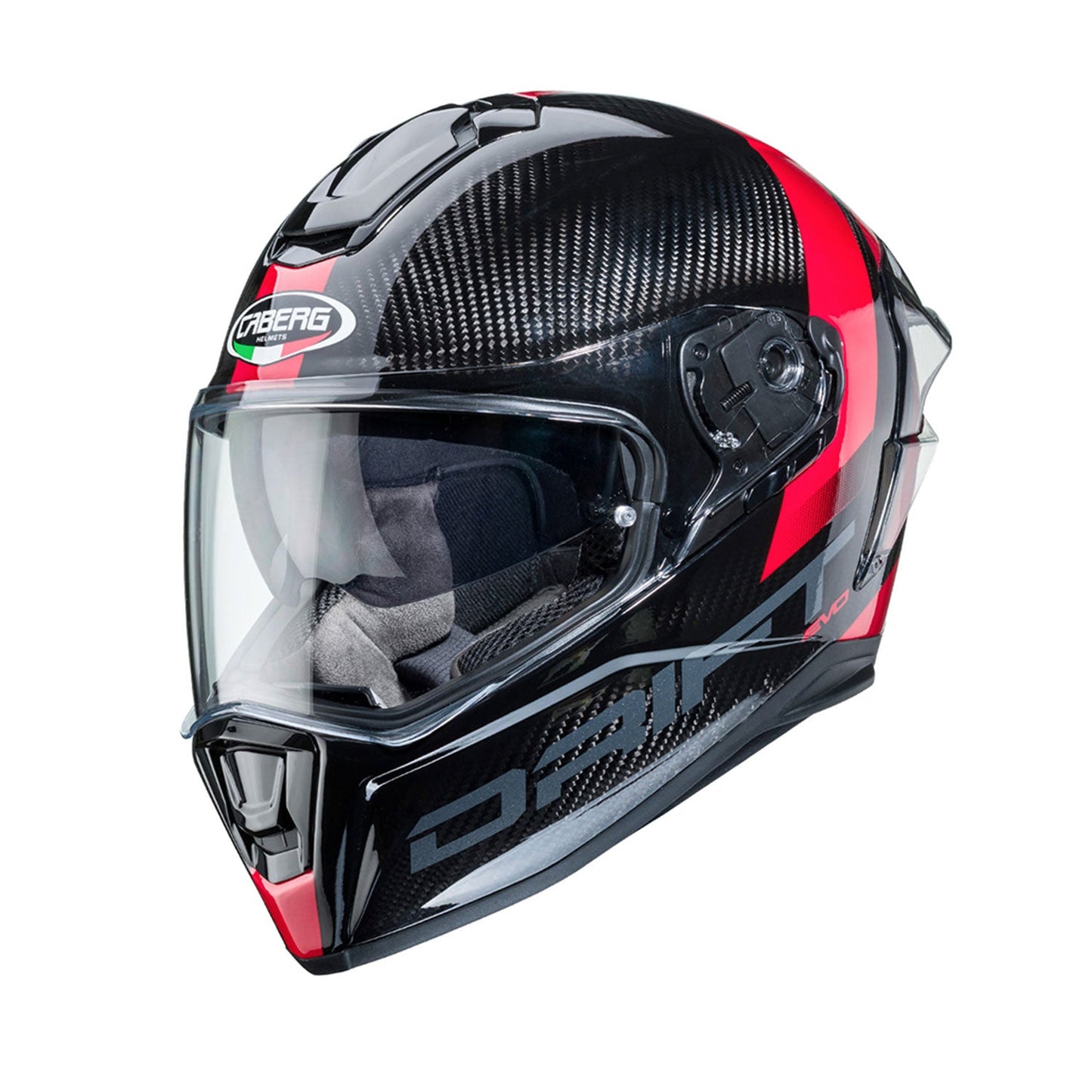 Caberg Drift Evo Helmet Carbon Pro Sonic Anthracite/Red Gloss