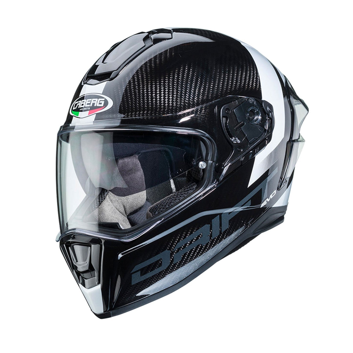 Caberg Drift Evo Helmet Carbon Pro Sonic Anthracite/White Gloss
