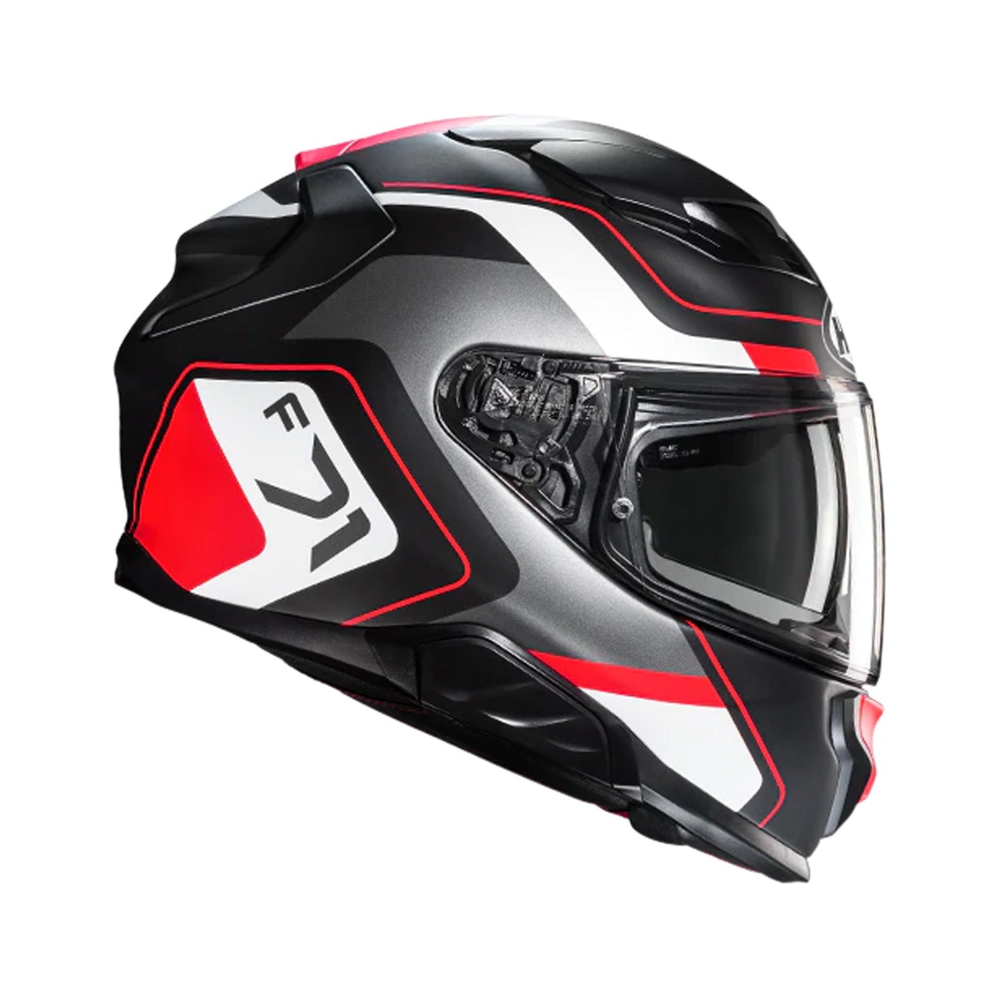 HJC F71 Helmet Arcan MC1SF Black/White/Red Matt