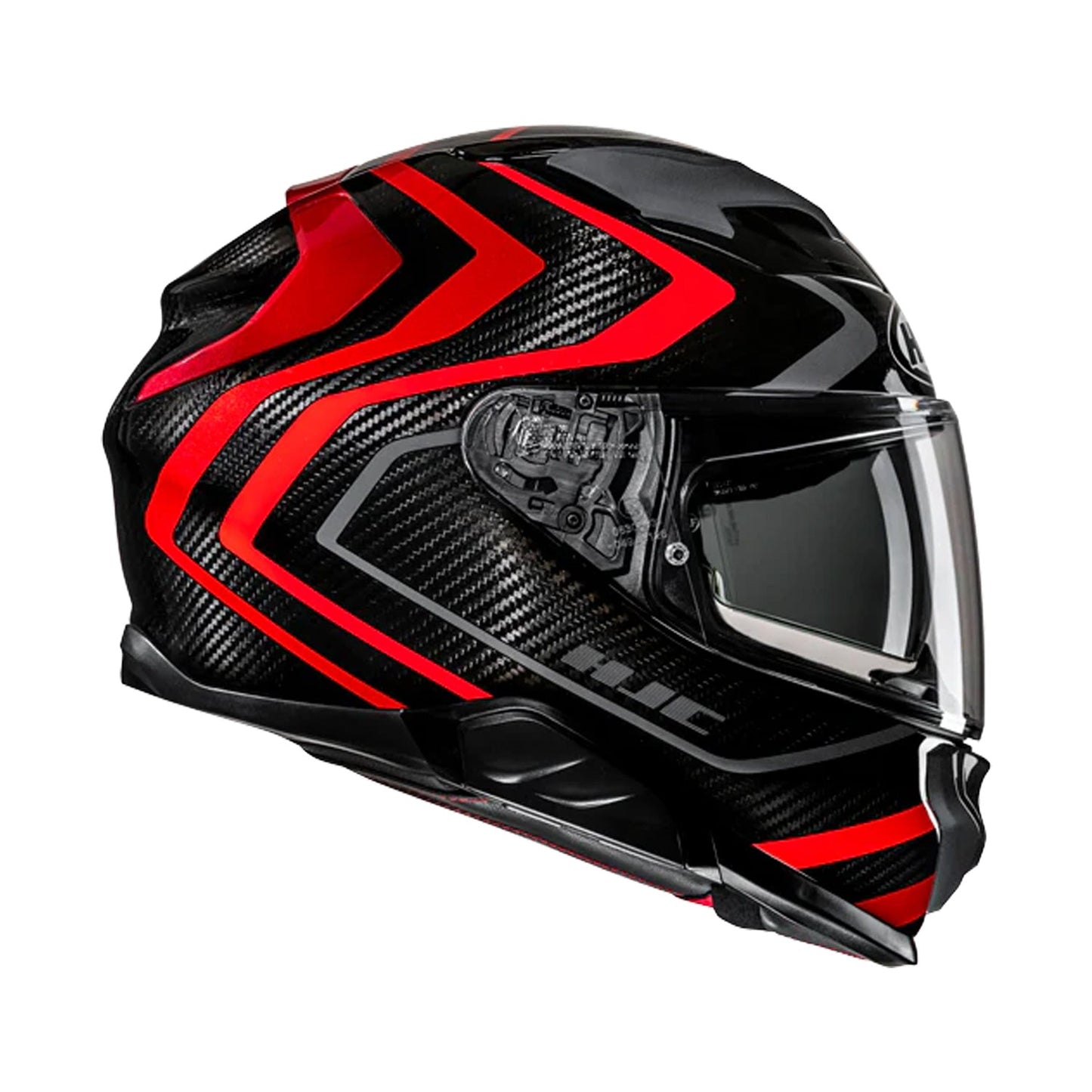 HJC F71 Helmet Carbon Nevio MC1 Black/Red Gloss