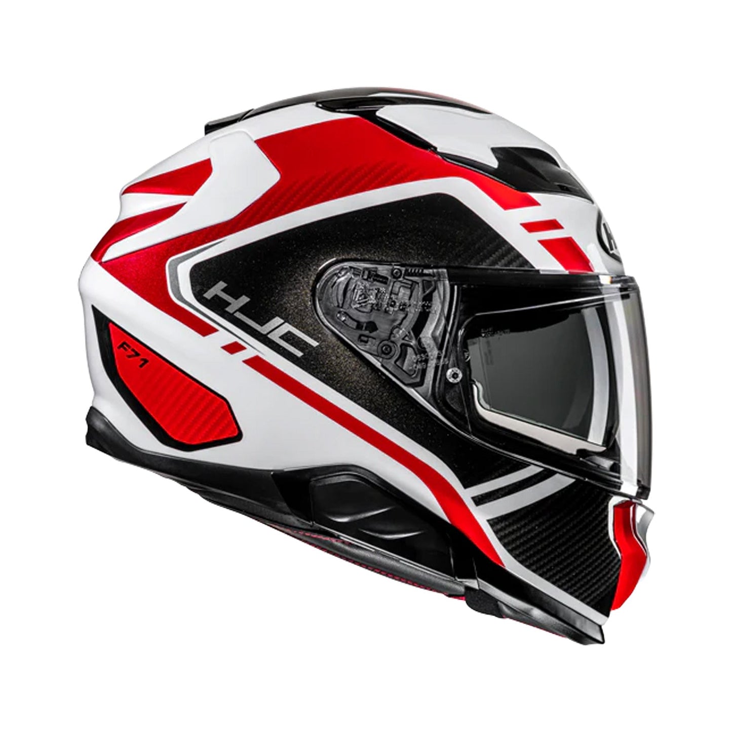 HJC F71 Helmet Tozz MC1 Black/White/Red Gloss