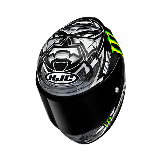 HJC Rpha12 Helmet Quartararo Replica MC5 Black/Grey Gloss