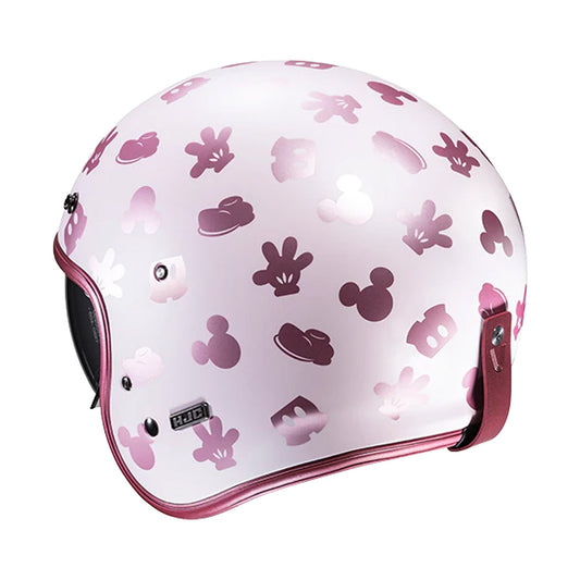 HJC V31 Helmet Disney Mickey MC8SF White/Pink Matt
