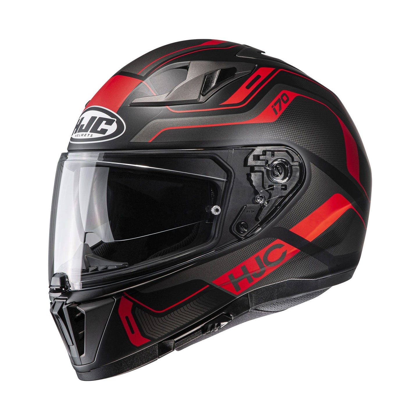 HJC i70 Helmet Lonex MC1SF Black/Red Matt
