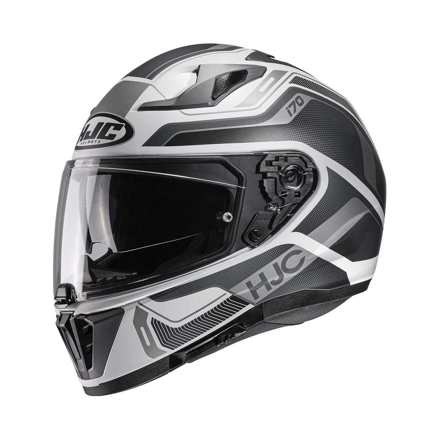 HJC i70 Helmet Lonex MC5SF Black/White/Grey Matt