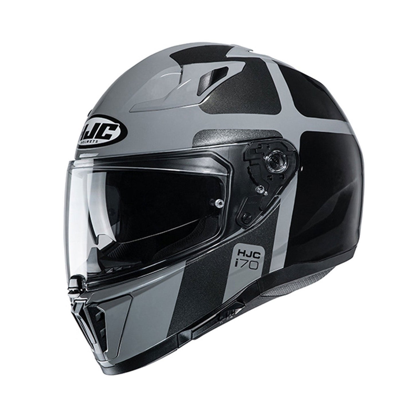 HJC i70 Helmet Prika MC5 Black/Grey Gloss