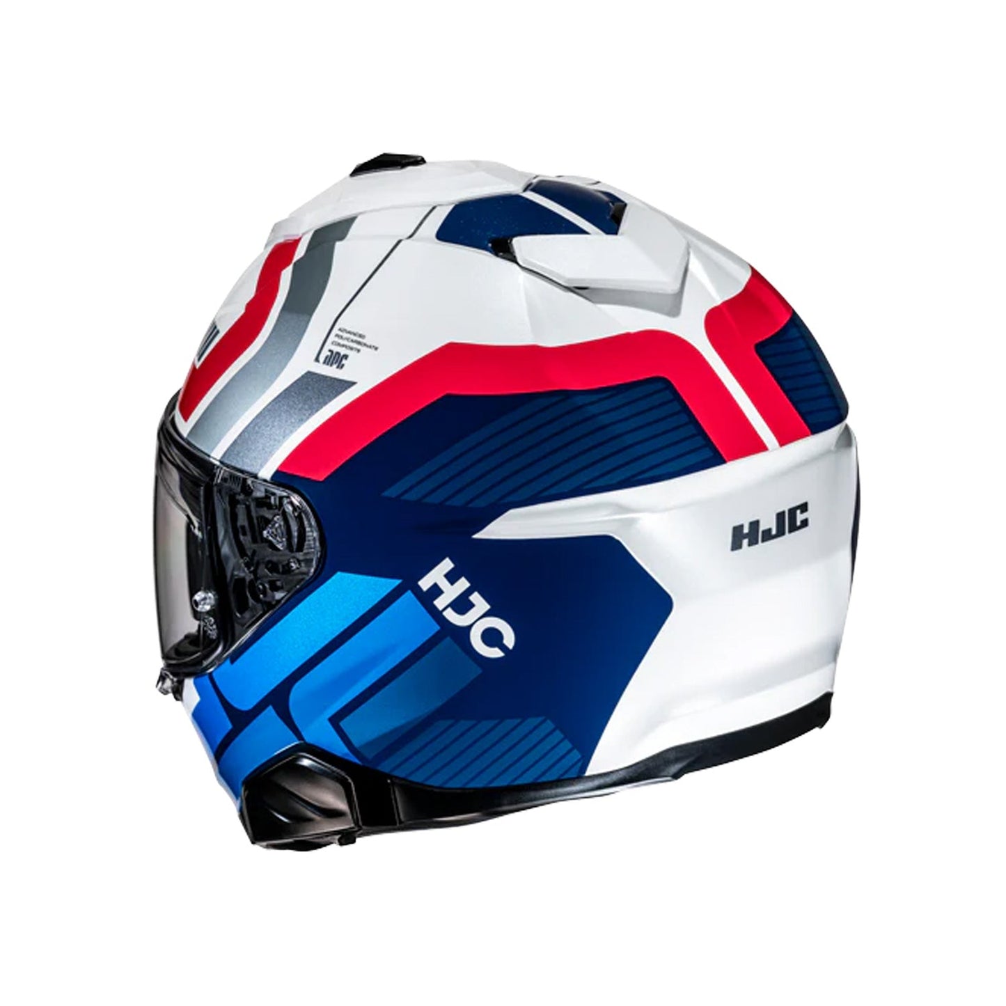 HJC i71 Helmet Viz MC21 White/Red/Blue Gloss