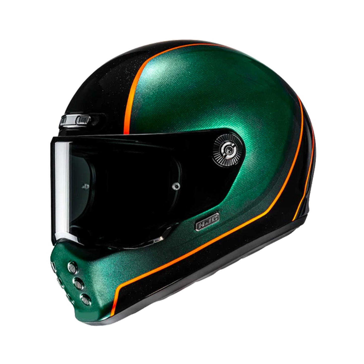 HJC V10 Helmet Hodu MC47 Green/Black Gloss