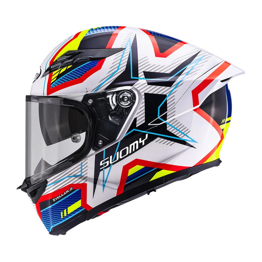 Suomy Stellar 2 Helmet Blackstar White/Blue