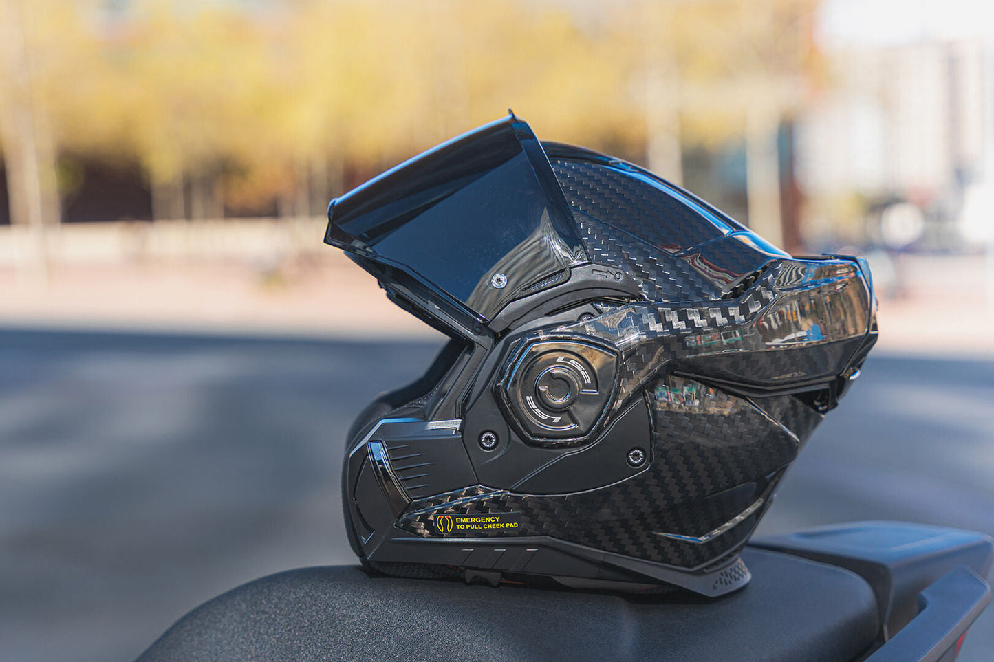LS2 Advant X Carbon Helmet Solid Black Matt
