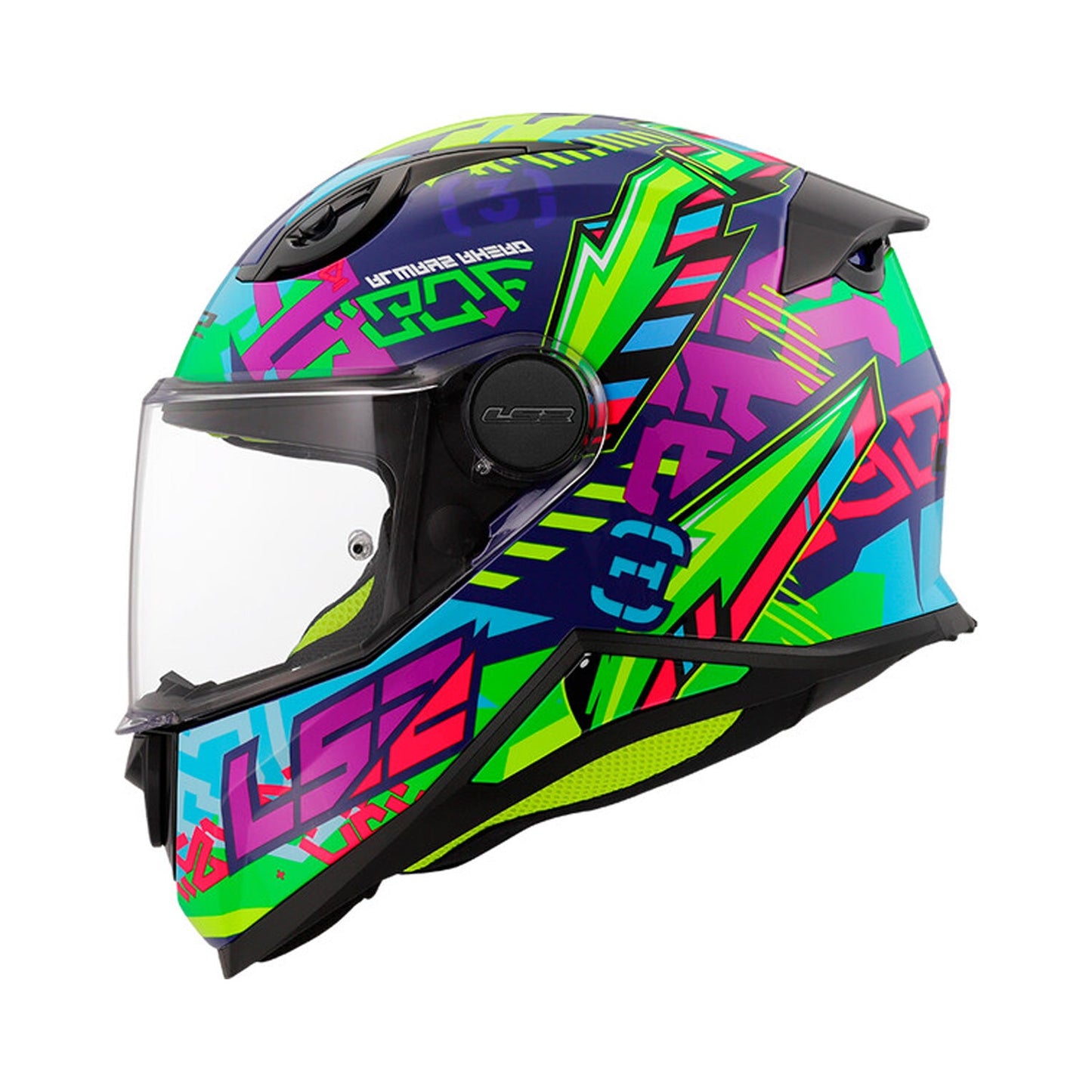 LS2 Kid Helmet Svent Blue Green Gloss