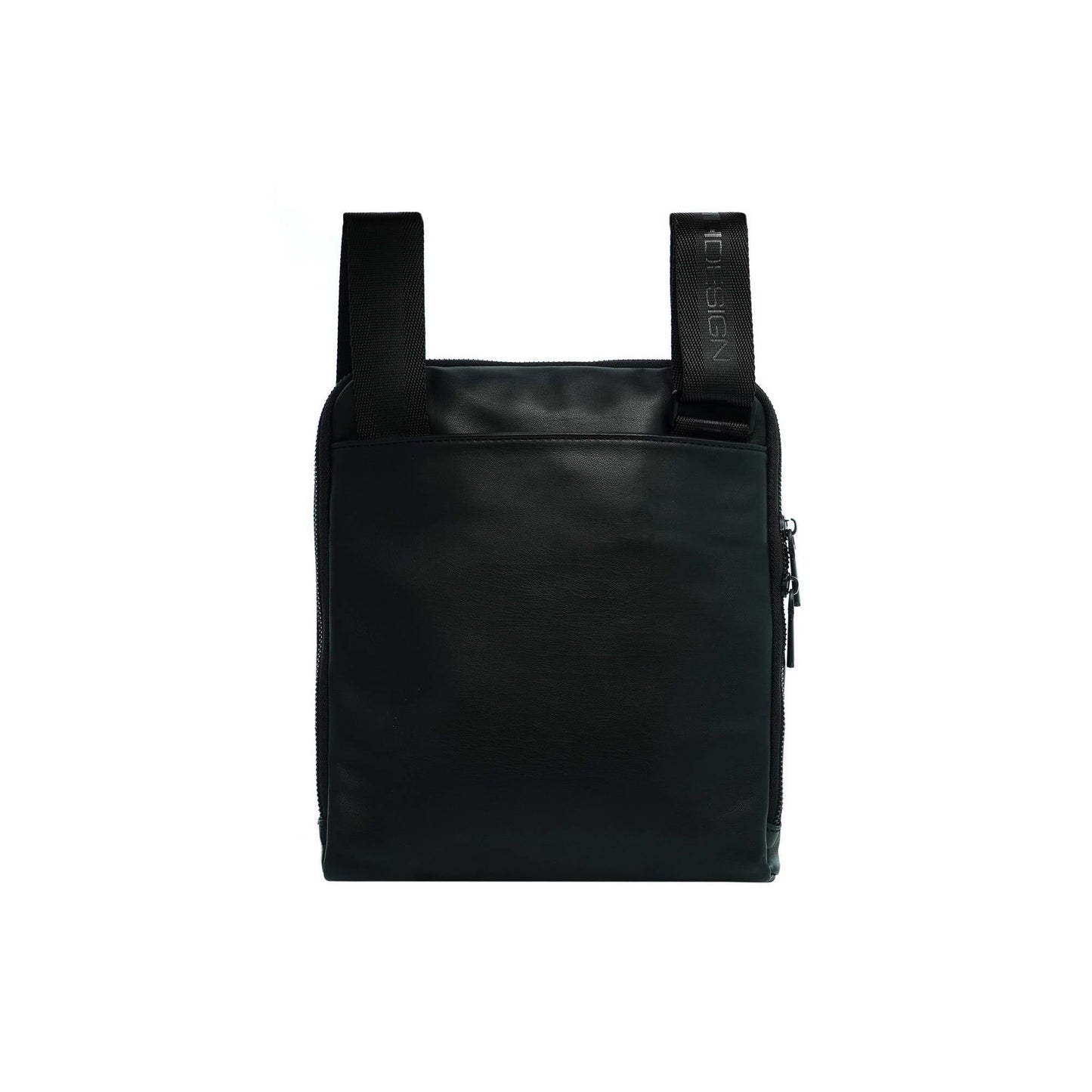 Momodesign tracolla business Work nappa media in nappa PU nera