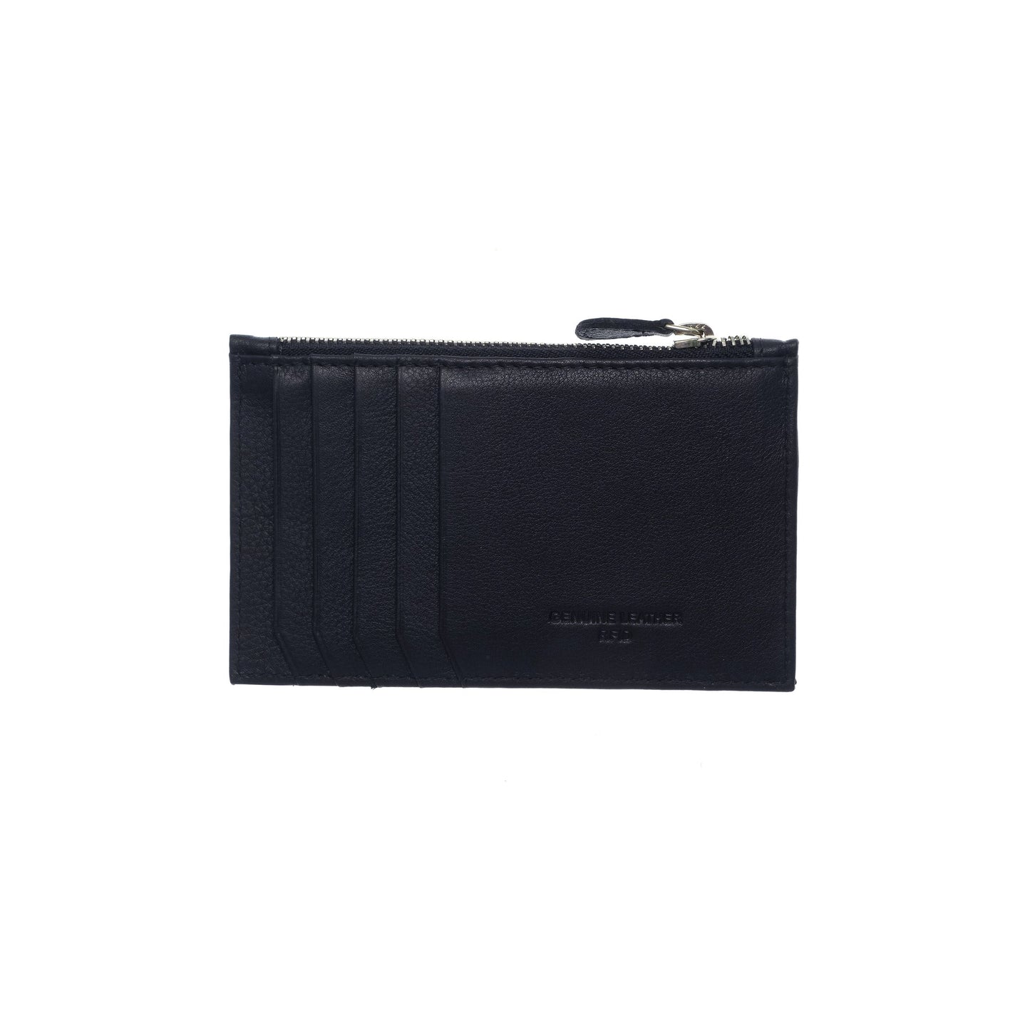 Momodesign Portacarte in pelle martellata con portamonete