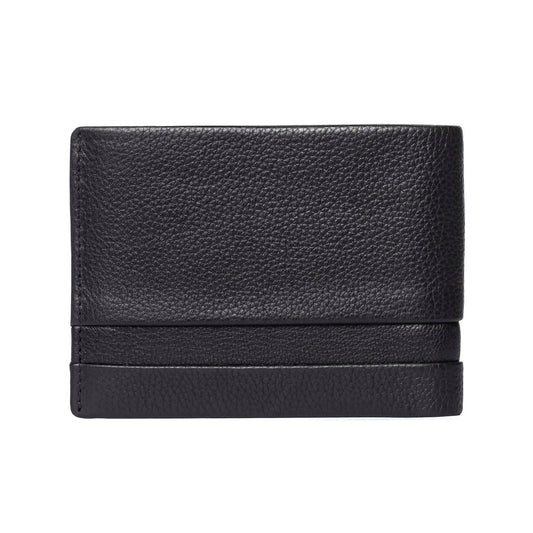 Momodesign portafoglio Dollaro in vera pelle nero