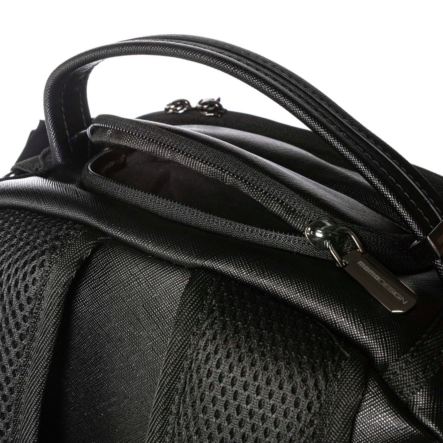Momodesign zaino business Work saffiano grande in saffiano PU nero