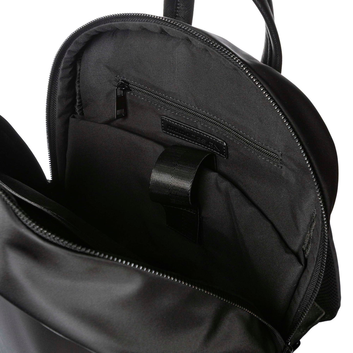 Momodesign zaino business Work saffiano medio in saffiano PU e nylon nero