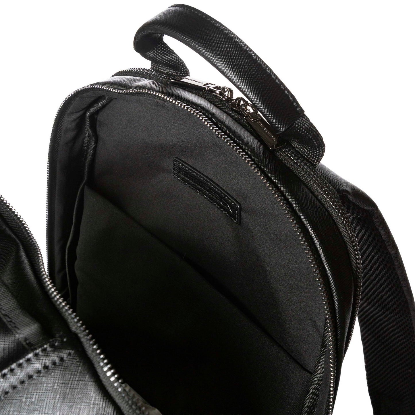 Momodesign zaino business Work saffiano medio in saffiano PU nero