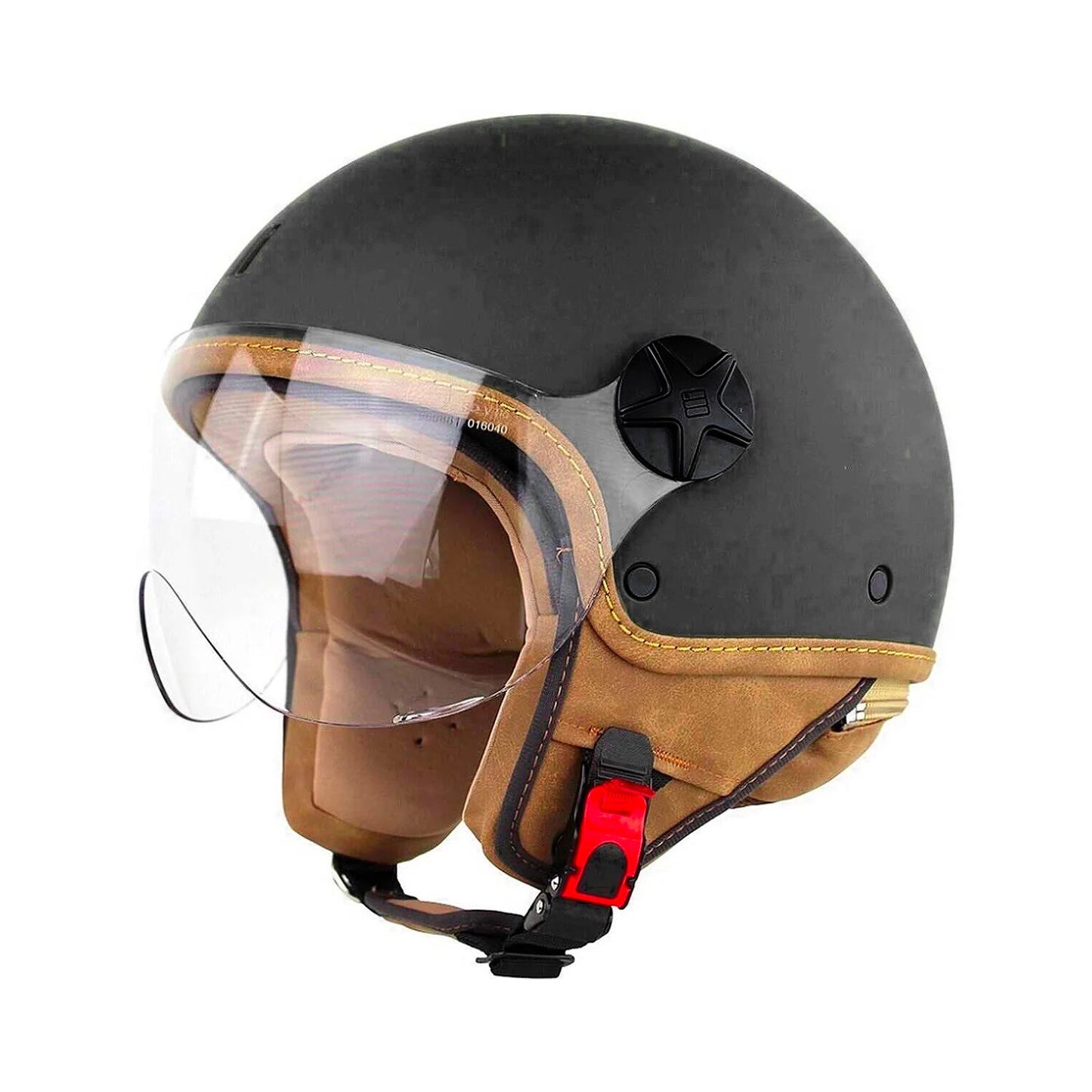 Motocubo Ant 22.06 Helmet Black Matt