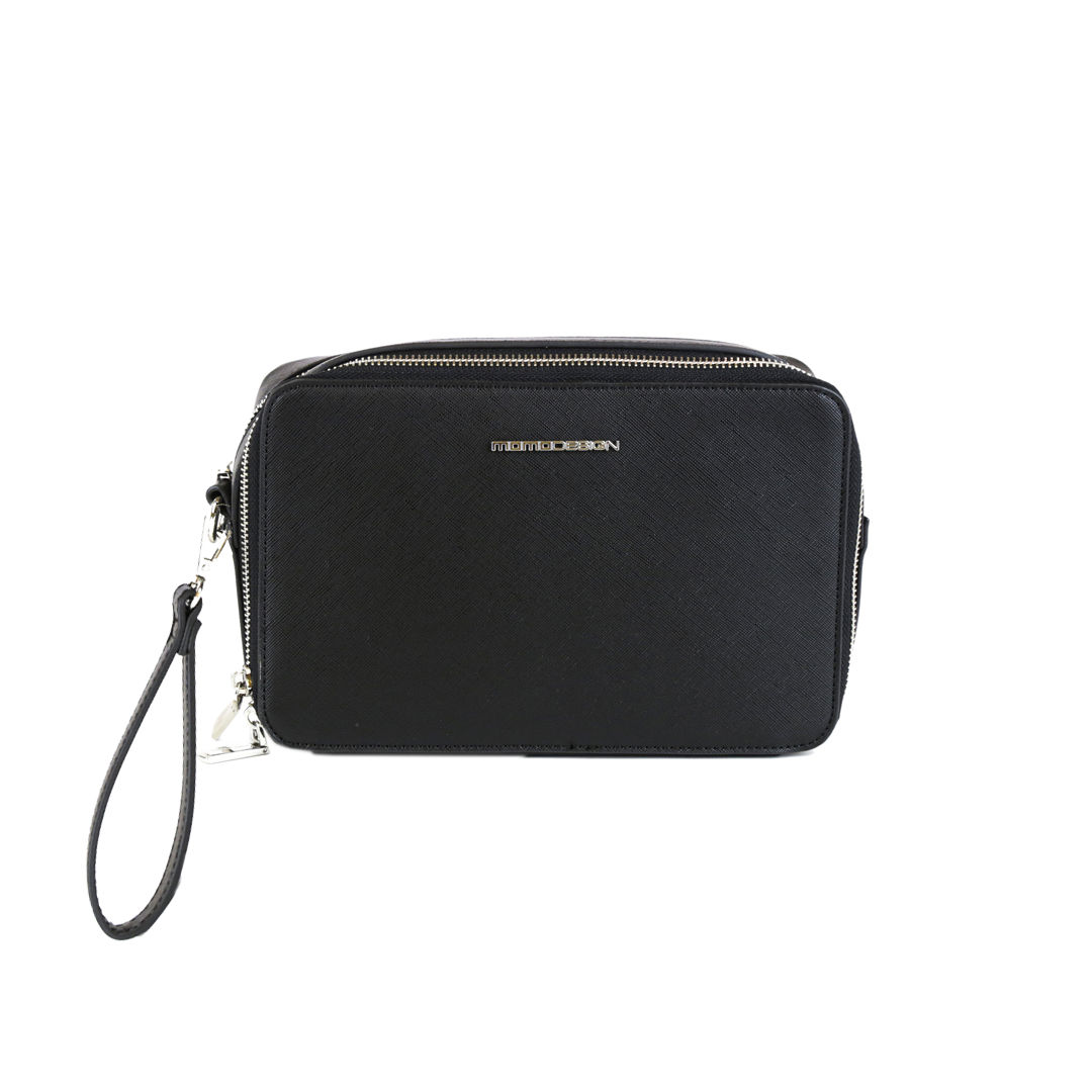 Momodesign Pouch Business Unico in Saffiano Nero
